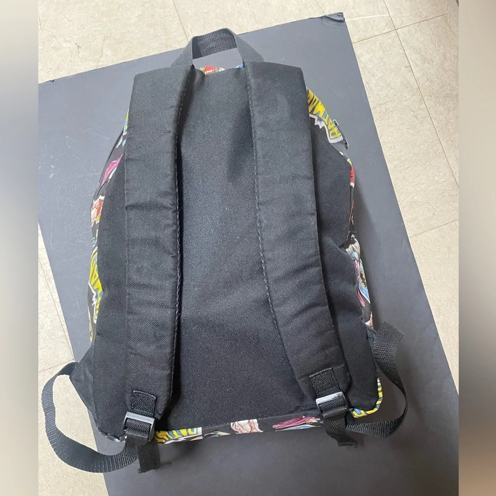 BATMAN ROBIN Backpack DC Comics School Book Bag Vintage Black 1966 Graphics